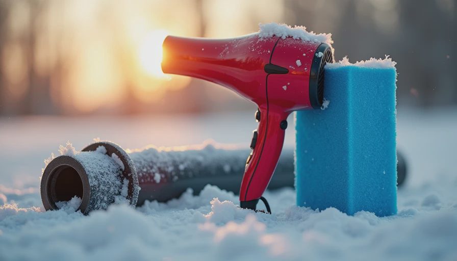 Visual context for what to do when pipes freeze