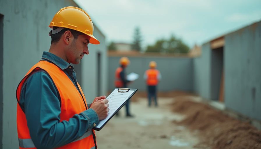Visual context for builders inspection checklist