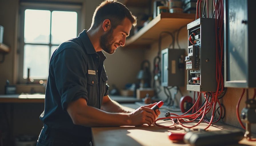 Visual context for how to test a circuit breaker with a multimeter