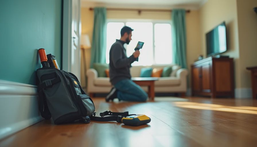 Visual context for tools for home inspection