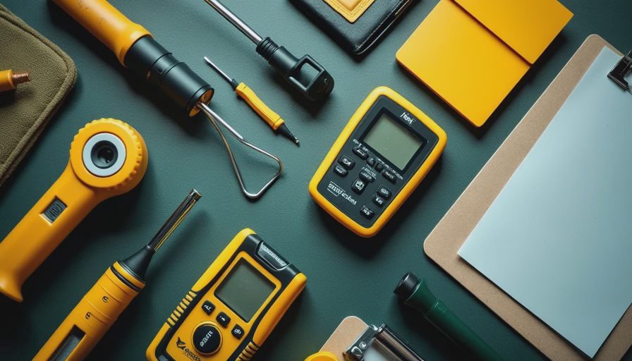 Visual context for what tools does a home inspector need