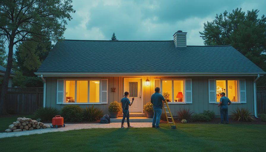 Visual context for seasonal home maintenance