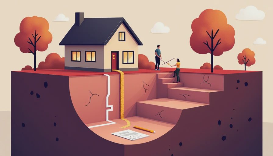 Visual context for foundation cracks