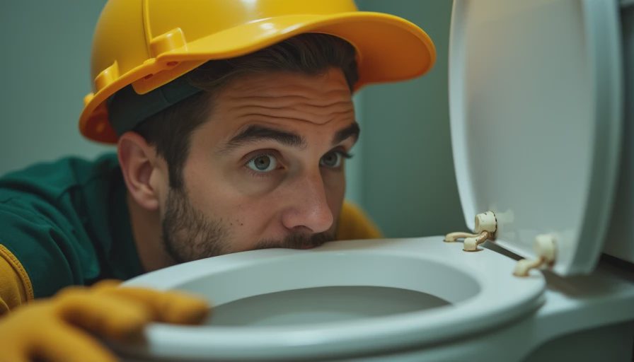 Visual context for toilet repair