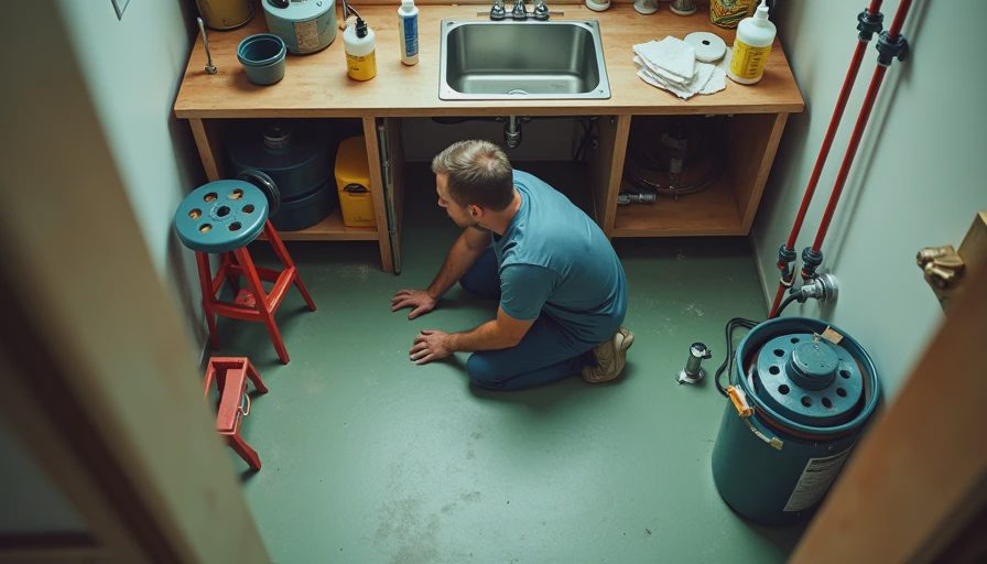 Visual context for plumbing maintenance