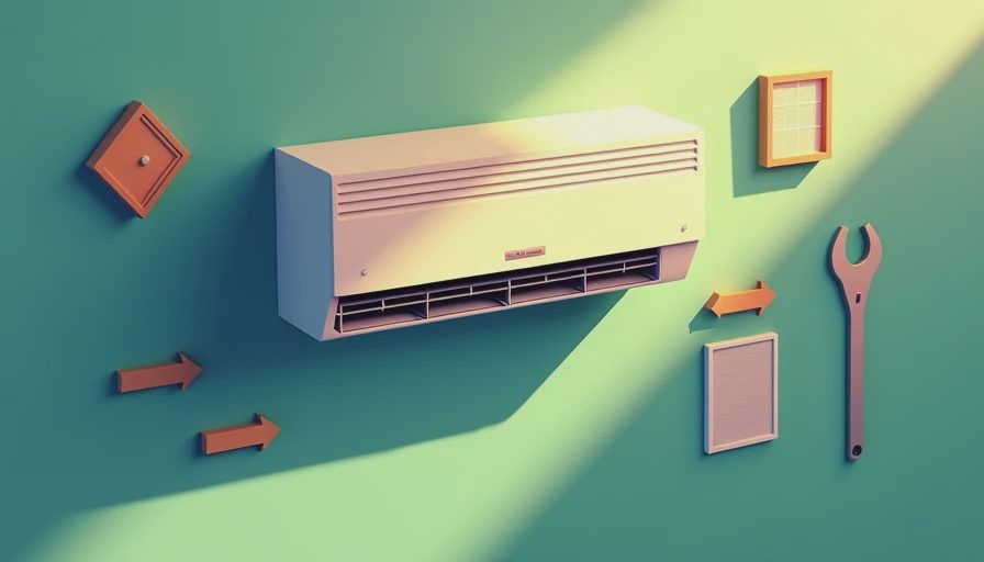 Visual context for replace aircon
